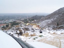 Ciudad de Mula con Nieve 2006